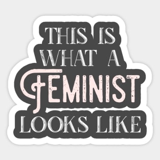 This is what a feminist looks like Sticker